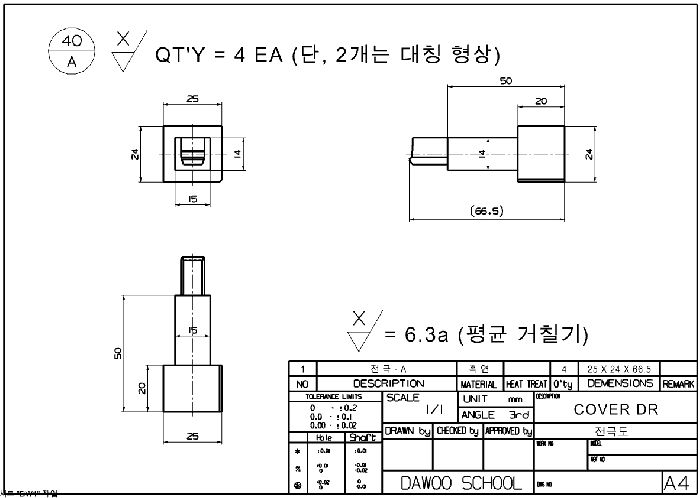 전극도