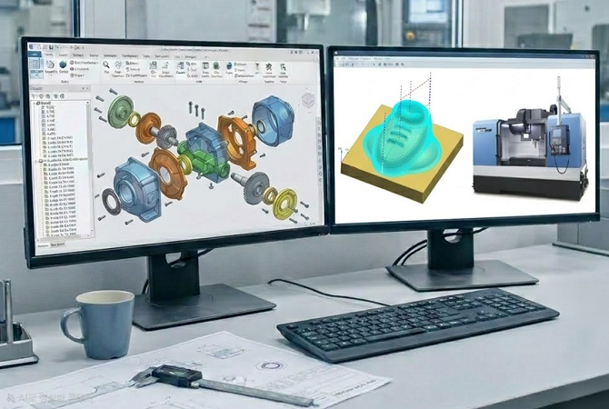 [과정평가형]기계설계산업기사 자격증 취득과 Ai 최적화 제너레이티브 3D모델링 (CAD,CAM,CNC(MCT),선반)[A]